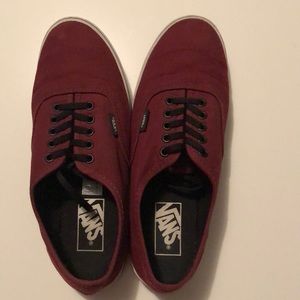 Black and maroon vans(never used)